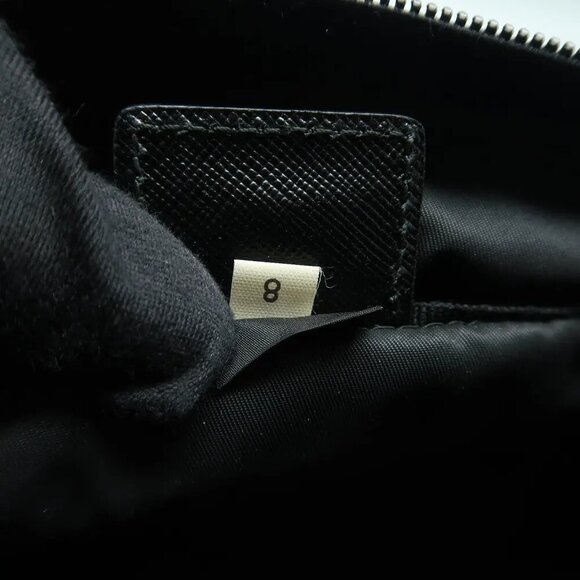 PRADA Black Nylon Clutch 412-022725 - Picture 11 of 12